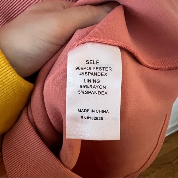 Revolve LPA Midi Dress 130 in Rose Pink - Picture 7 of 7